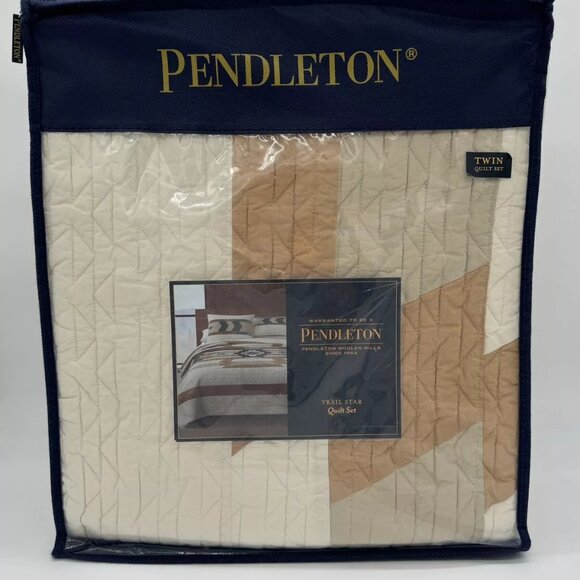 PENDLETON TRAIL STAR 3 Pc. Full/Queen COVERLET SET - Picture 5 of 5